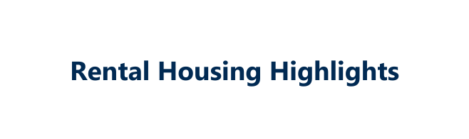Rental Housing Highlights